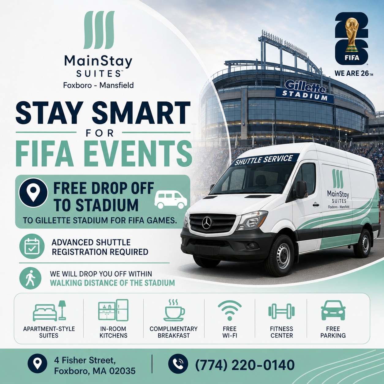 MainStay Suites FIFA Flyer